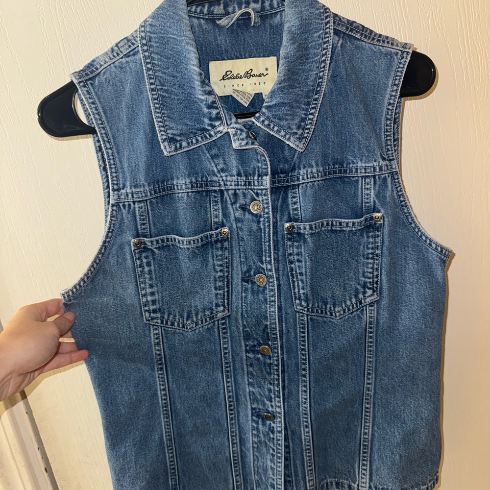 Eddie Bauer Blue Denim Jacket
